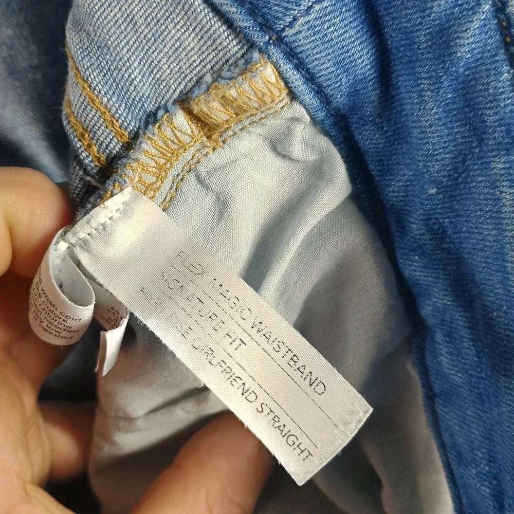 Lane Bryant Jeans Women 26 Flex Magic‎ Waistband High Rise Girlfriend Straight